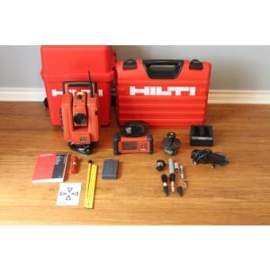 Hilti POS180 3 Robotic Total Station Layout Survey BIM System POC100 Collector