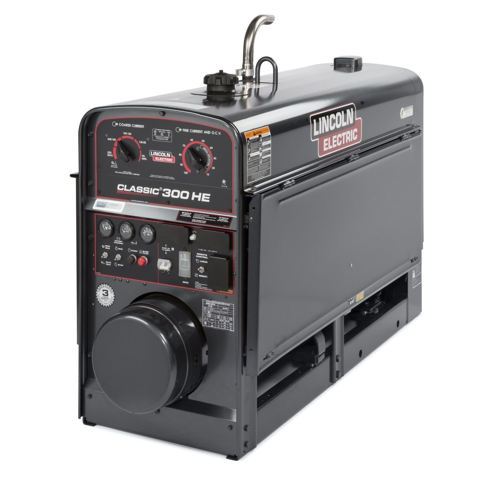 LINCOLN CLASSIC 300 HE KUBOTA T4 WELDER GENERATOR K3198 1 1 1