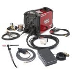 LINCOLN POWER MIG 210 MP WELDER W TIG KIT AND SPOOLGUN K4195 2 K3269 1 1 1