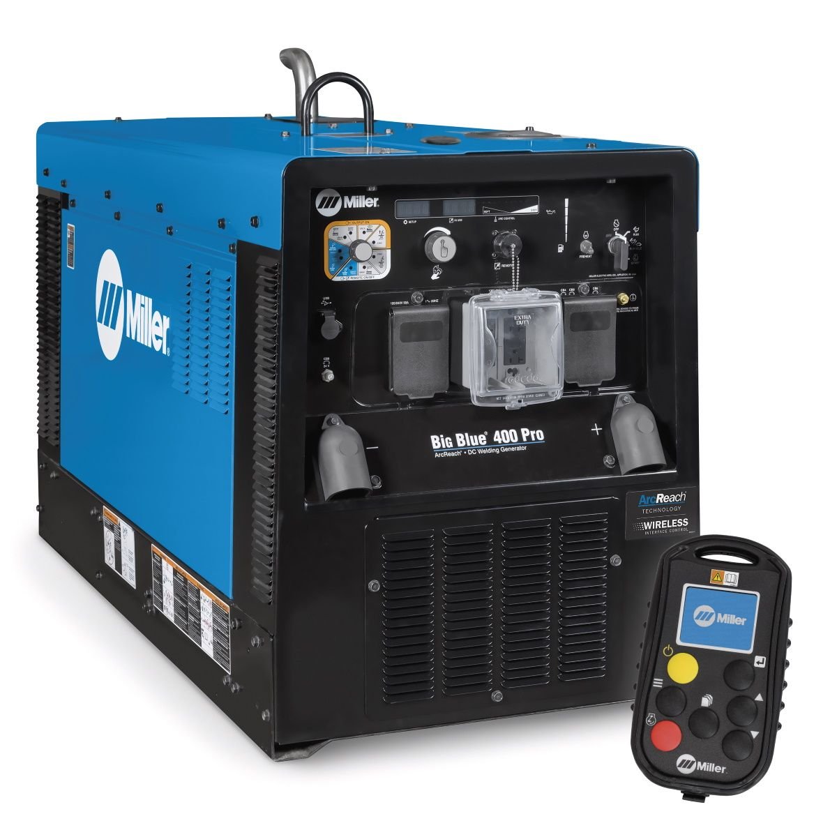 MILLER BIG BLUE 400 PRO ARCREACH KUBOTA WELDERGENERATOR WWIC 907732013