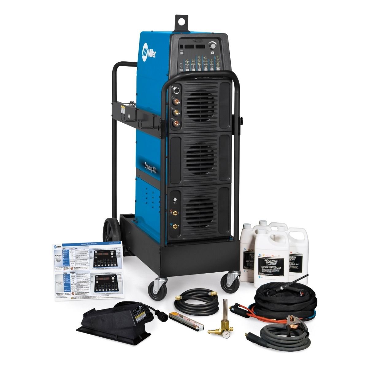 MILLER DYNASTY 800 TIG WELDER AND WATER COOLED PACKAGE WITH FOOT CONTROL 951696