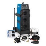 MILLER DYNASTY 800 TIG WELDER AND WATER COOLED PACKAGE WITH WIRELESS FOOT CONTROL 951875 
