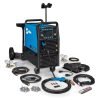 MILLER MULTIMATIC 255 PULSED MULTIPROCESS WELDER WRUNNING GEAR AND TIG KIT 951768 1 1