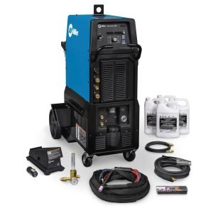 MILLER SYNCROWAVE 300 ACDC TIG AND STICK WELDER COMPLETE PKG WWIRELESS FOOT CONTROL 951872 